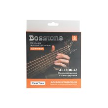 Bosstone AS FB10-47 Струны для акустической гитары фосфор-бронза в вакуумной упаковке